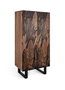 GINER Y COLOMER Armoire en bois d'acacia et pieds en métal